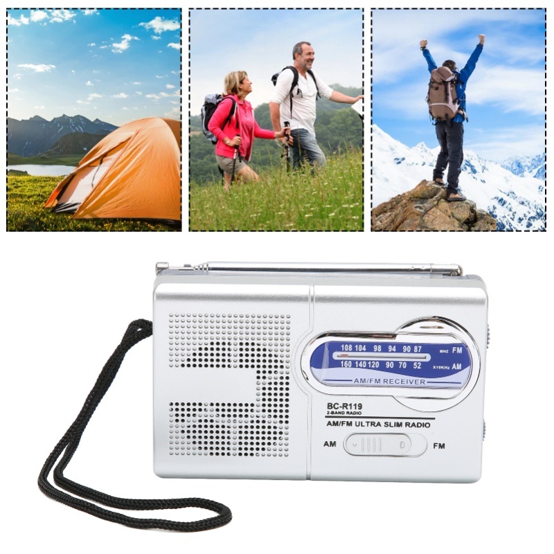 Portable Pocket Radio AM/FM Mu - Cycling review and price