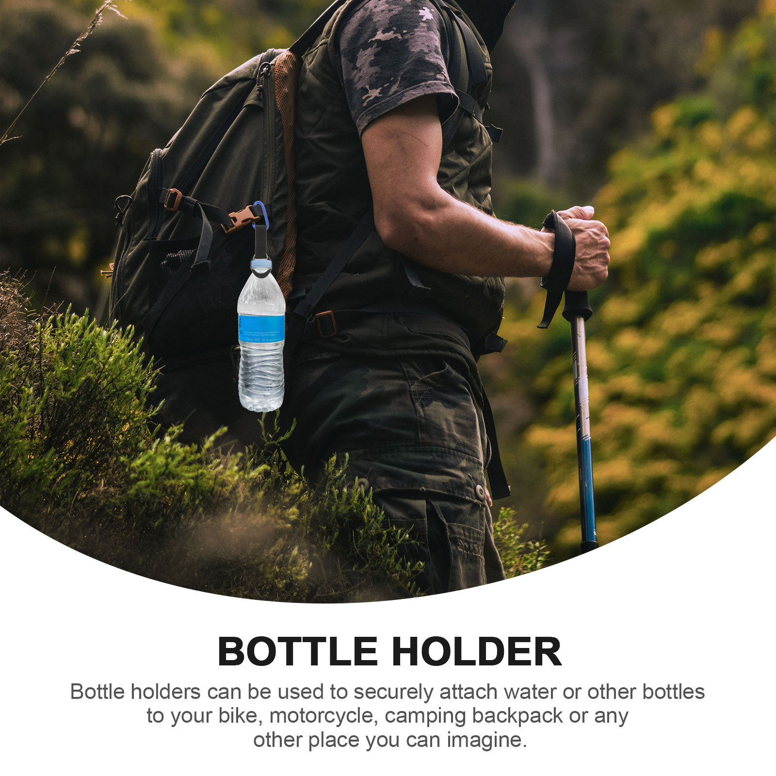 2Pcs Heavy Duty Bottle Holder  - Hiking review and price