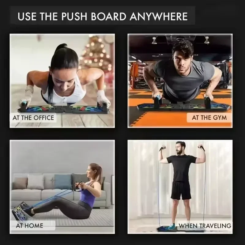 Push-up Board Set Portable Mul - Push Up Board Foldable Multi Function review and price