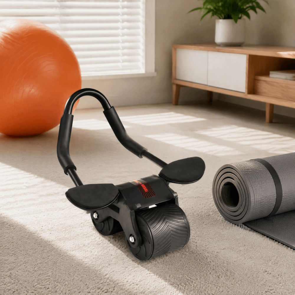 Upgraded Automatic Rebound Ab  - Ab Roller Wheel With Elbow Support review and price