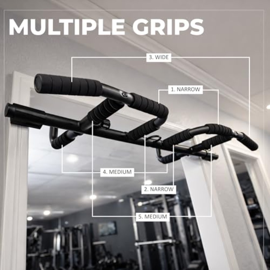 Doorway Pull Up Bar Set with S - Door Pull Up Bar No Screw review and price