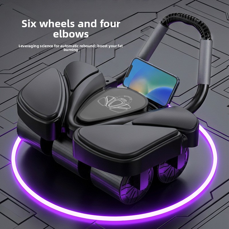 Portable 6 Wheel Digital Intel - Ab Roller Wheel With Elbow Support review and price